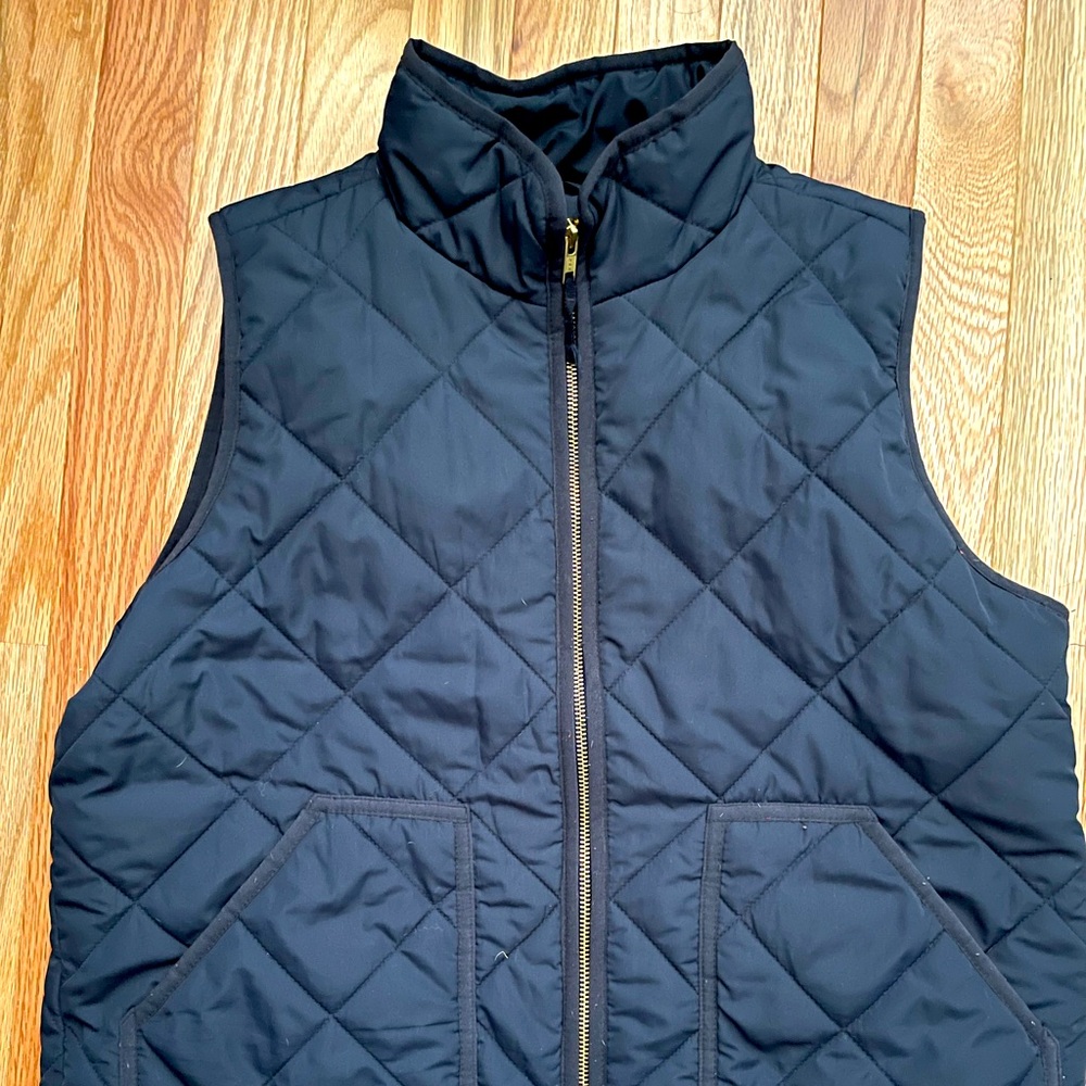 JCrew mercantile quilted vest size L